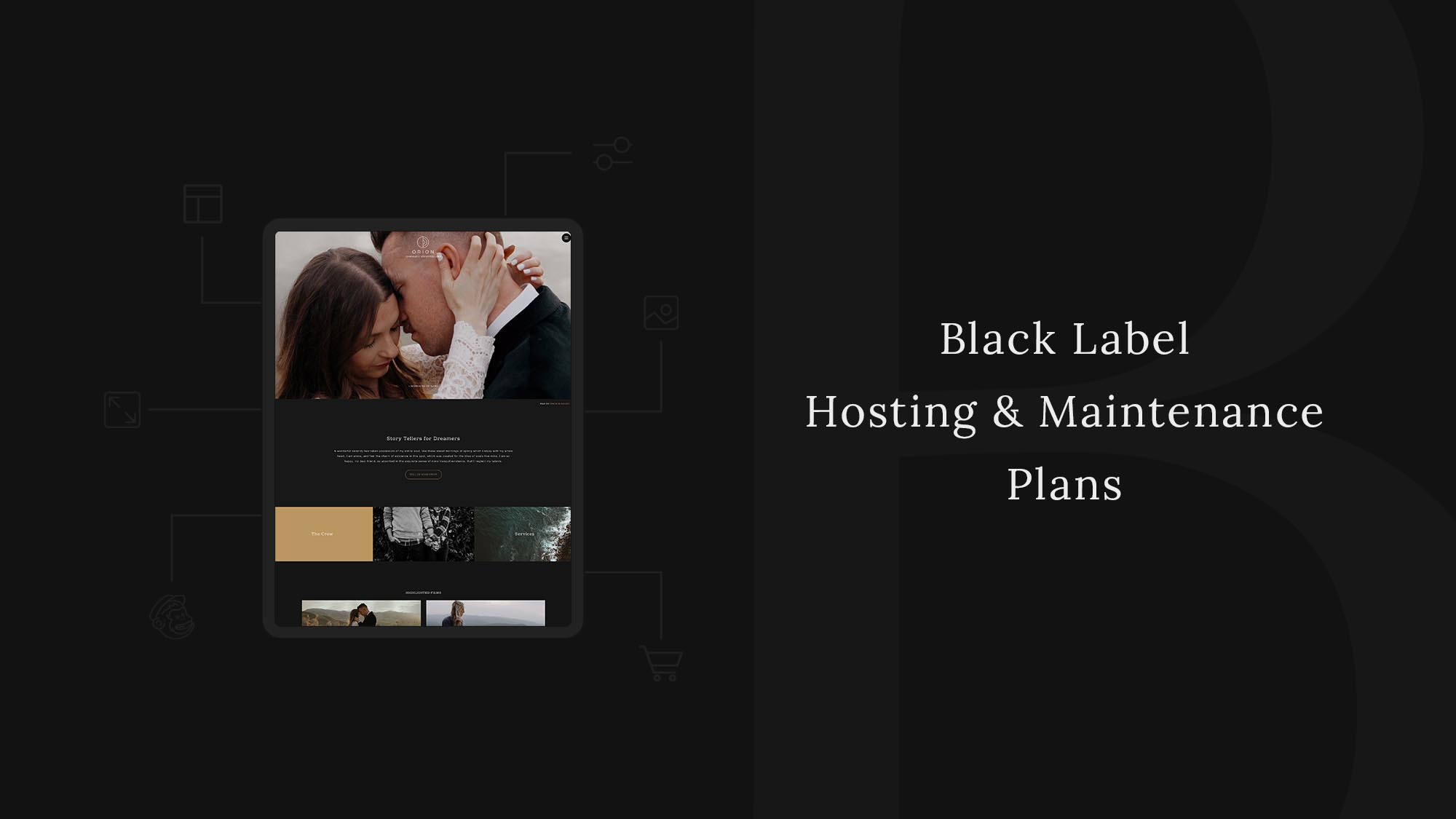 Black Label Hosting and Maintenance Plans by La Lune Creative