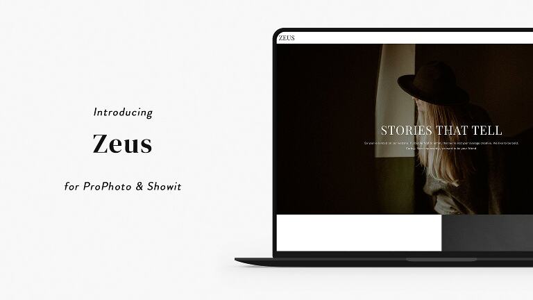 Website Template Screenshot for Showit and ProPhoto